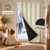 Cortina para puerta de 110x203 cm, con protección térmica y Vista previa de la imagen del producto 7