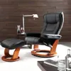 MCA Fauteuil relax Hamilton, Fauteuil TV pouf, Cuir Voir les images du produit 15