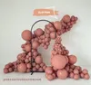 Clay Pink Latexballons, rosa 13 cm, 100 Stk. Produktbild-Vorschau 2