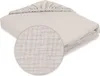 Musselin Spannbettlaken 58x110x8 Beige Produktbild-Vorschau 4