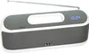 AEG Bluetooth-Stereolautsprecher mit Radio SR 4842 BTS Weiß Produktbild-Vorschau 2