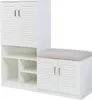 Schuhschrank 'Løten' Schuhregal 120 x 37 x 120 cm mit 4 Produktbild-Vorschau 3