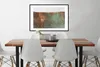 MuchoWow® Gerahmtes Poster Abstrakt - Luxus - Gold 90x60 cm Produktbild-Vorschau 3