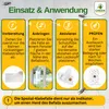 An instructional diagram showing how to use a fly trap. Produktbild-Vorschau