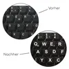 Tastaturaufkleber Deutsch I Schwarze Tastaturaufkleber mit Produktbild-Vorschau 4