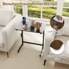 COSTWAY Beistelltisch mit Rollen, Laptoptisch mit Produktbild-Vorschau 5