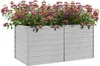 vidaXL Záhradný zvýšený záhon 160x80x77 cm Pozinkovaná oceľ Náhľad obrázku produktu 3