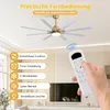 Sofucor Deckenventilator mit Licht und Fernbedienung, Produktbild-Vorschau 5