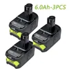 Batteria di ricambio, batteria al litio da 6,0 Ah, 18 V  Anteprima dell’immagine prodotto 2