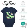 TupTam Baby Jungen Kurzarm Wickelbody Baumwolle Body 5er Produktbild-Vorschau 2