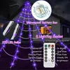 Spinnennetz-Lichter für Halloween-Dekorationen im Freien – Produktbild-Vorschau 5