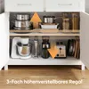 HOKEEPER : meuble de cuisine, buffet de salon, commode à 2 Voir les images du produit 7