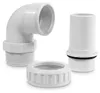90° Schnellverschluss Winkel 1.5 Zoll AG + 38mm Schlauch Produktbild-Vorschau 3