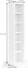 Vicco CD-Regal, 21 x 91.8 cm, Weiß Produktbild-Vorschau 3