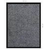 The Living Store Fußmatte Gestreift Grau 60x80 cm Produktbild-Vorschau 6