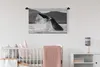 MuchoWow® Wandteppich Wandbehang Wal - Wasser - Schwarz - Produktbild-Vorschau 2