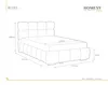 BLISS Lit rembourré avec coffre de lit, sans matelas Voir les images du produit 8