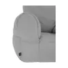 A close-up view of the armrest of a gray beanbag chair. Náhľad obrázku produktu