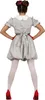 Graues Clown-Halloweenkostüm 42-44 L Produktbild-Vorschau 2
