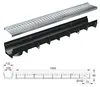 MEAPARK Entwässerungsrinne 3er-Set, 3 x 1 m, mit verzinktem Produktbild-Vorschau 2