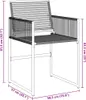 VidaXL 4008578, Taras, Technorattan, Stal, Czarny, 110 kg, Podgląd zdjęcia produktu 8