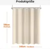 Douchegordijn 240x180 cm, beige, waterafstotend, Productafbeelding-voorbeeld 6