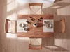 FineBuy Esstisch rechteckig 120 cm Sheesham Massivholz - Produktbild-Vorschau 5