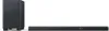 A black soundbar and subwoofer are displayed against a white background. Produktbild-Vorschau