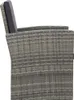 vidaXL 4-tlg. Garten-Lounge-Set mit Kissen Poly Rattan Grau Produktbild-Vorschau 3