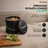 YourCasa Biomülleimer Küche 4L mit Aktivkohlefilter -  Produktbild-Vorschau 3
