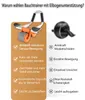 Ab Roller Ab trainer s opěrkou loktů, ab wheel s Náhled obrázku produktu 8