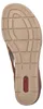 Rieker Damen Sandalette mit Kreuzbandage Plateau und Produktbild-Vorschau 1