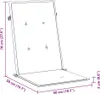 Poduszki Na Krzesła Ogrodowe, 4 Szt., Kremowe, 120X50X3 Cm Podgląd zdjęcia produktu 7