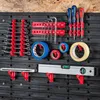 A tool wall organizer system with various tools and tapes displayed. Náhled obrázku produktu