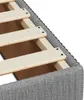 vidaXL Struttura letto senza materasso grigio chiaro Anteprima dell’immagine prodotto 7