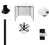 Aga Gazebo Pieghevole 3x3m Bianco Anteprima dell’immagine prodotto 8