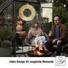 LED-Kranz mit Tauperlen, 1440L, φ30cm, warm-weiß, silber Produktbild-Vorschau 5