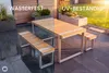 riess-ambiente Gartentisch TAMPA LOUNGE 125cm natur greige Produktbild-Vorschau 7