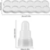 Dimensions of a candle holder and a single LED candle. Produktbild-Vorschau