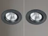 2 LED Einbaustrahler Decke rund Ø 8,5cm schwenkbar dimmbar Produktbild-Vorschau 1