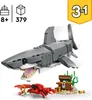 LEGO Creator 3-in-1-Set Wilder Hai mit Schatztruhe - Produktbild-Vorschau 2