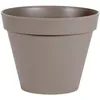 EDA Toskana Blumentopf - Kunststoff - taupe - D40 x 32 cm Produktbild-Vorschau 1