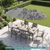 COSTWAY, parasol dwustronny, 300x150 cm, parasol składany, Podgląd zdjęcia produktu 9