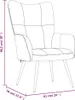 vidaXL Fauteuil relax avec pouf gris foncé velours Voir les images du produit 7