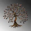 Wallity, Tree - 3, décoration murale, multicolore, métal, Voir les images du produit 4
