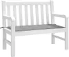 vidaXL Gartenbank-Auflage Grau 100x50x3 cm Oxford-Gewebe Produktbild-Vorschau 3
