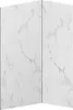 Wandpaneele Dusche 2er-Set inkl. Profile - Aluminium - 90 x Produktbild-Vorschau 1