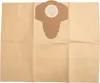 A folded brown paper vacuum cleaner bag on a light brown background. Náhled obrázku produktu