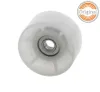 A white pulley wheel with a bearing in the center, set against a white background. A circular logo with the word 'Original' is in the top right corner. Produktbild-Vorschau