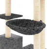 vidaXL Arbre à chat avec colonnes à griffer en sisal Crème Voir les images du produit 10